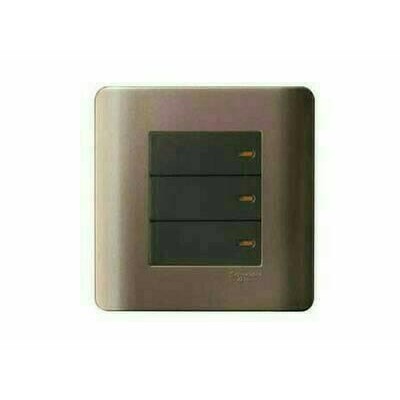 Zencello E8433_2 Sz Saklar Hotel 3 Gang Schneider