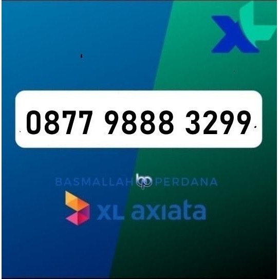 Nomor Cantik XB77 9888 3299 Perdana XL 4G 5G YOP925