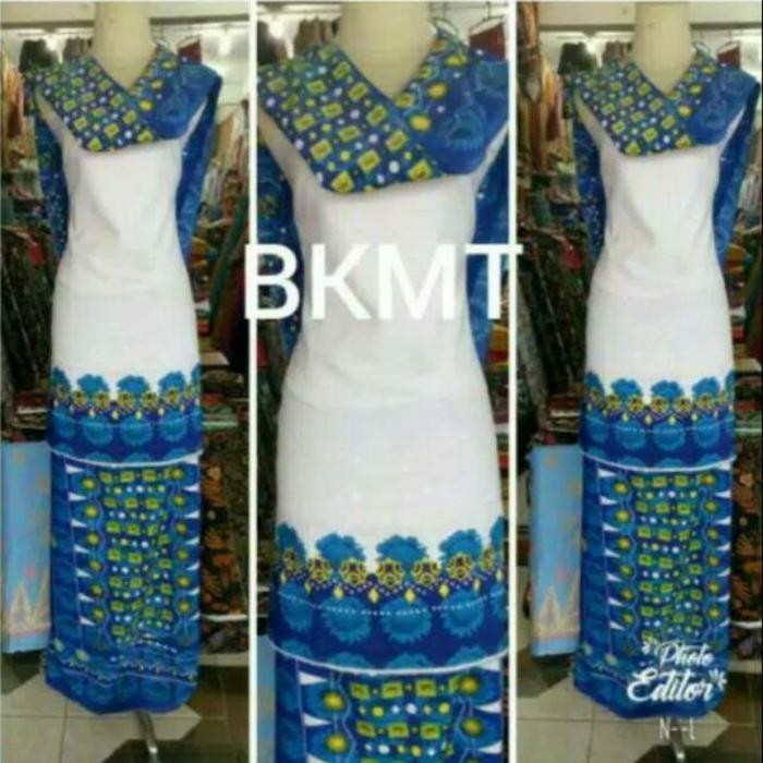 DISKON bahan baju seragam bkmt nasional batik 3 in 1 READY STOCK