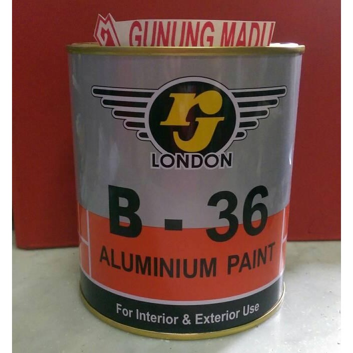 CAT SILVER ALUMINIUM / CAT BESI MINYAK RJ ALUMUNIUM 800 ML