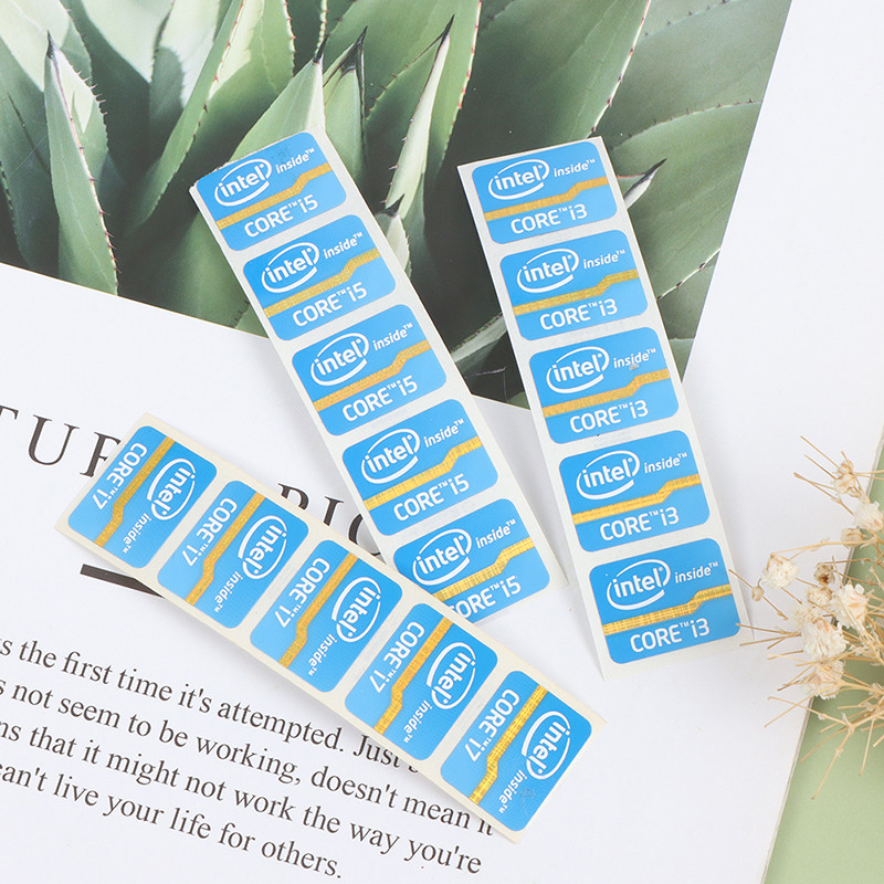 NEW 1Pc Ultrabook Performance Label Sticker Laptop Logo Intel Core Four-generation Core I3 I5 I7