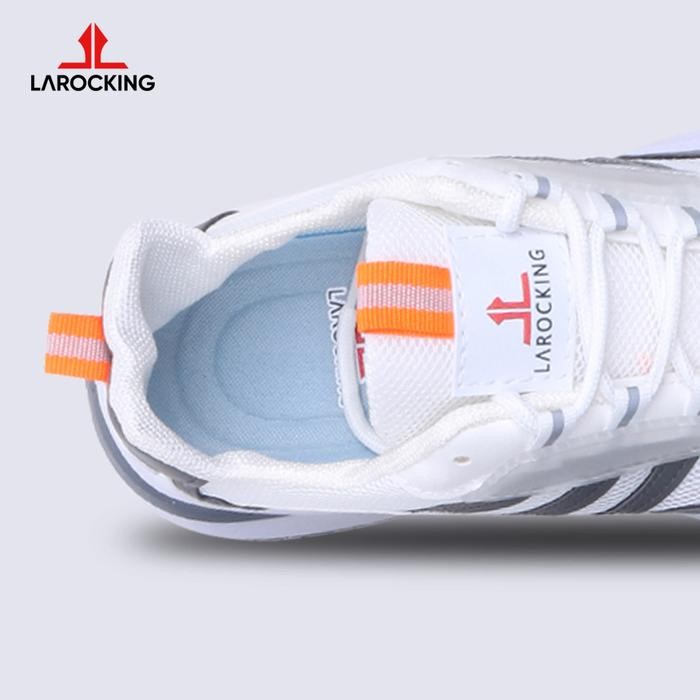 Larocking - Nova Putih Abu Sepatu Sneakers Casual Gym