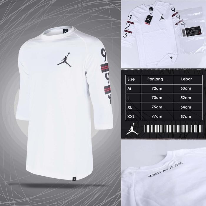 NIKE JORDAN 6 TIMES RAGLAN T-SHIRT KAOS NIKE JORDAN DISKON ORI new