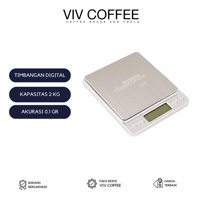 Goto Smart - Timbangan Digital / Timbangan Kopi / Timbangan Dapur 2Kg