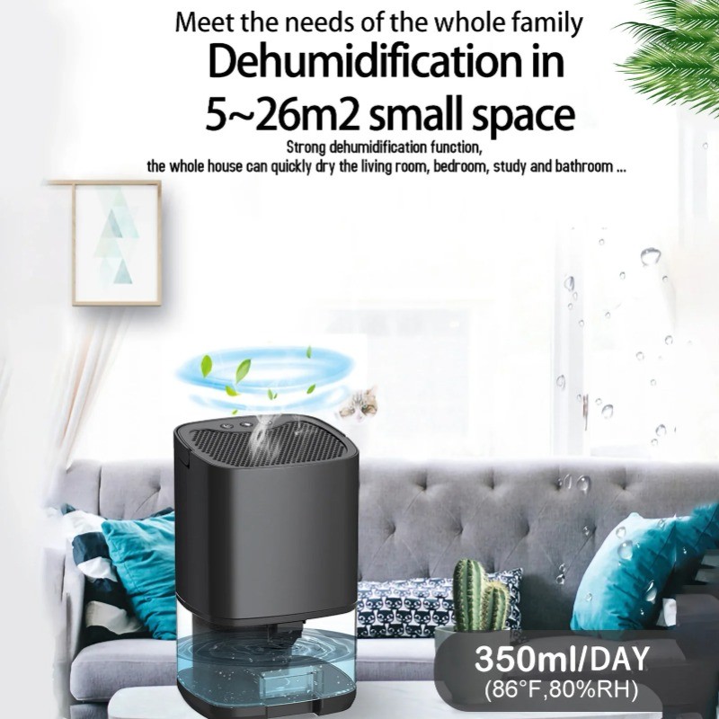 1000Ml Dehumidifier Portable Mute Moisture Absorbers Cost-Effective Air Dehumidifier For Home Room