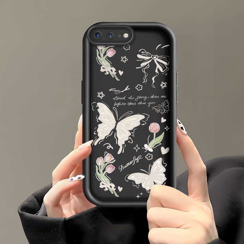 Casing Hp Untuk Compitable With iPhone 7 8 Plus Phone Case Softcase Soft Cesing Handphone Cover Popu