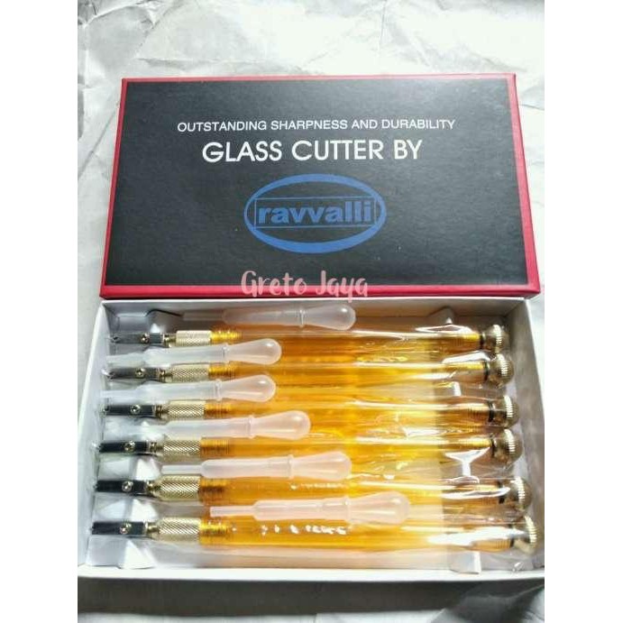 Lansungkirim- Glass Cutter / Pemotong Kaca / Potongan Kaca / Kaca Ravvalli