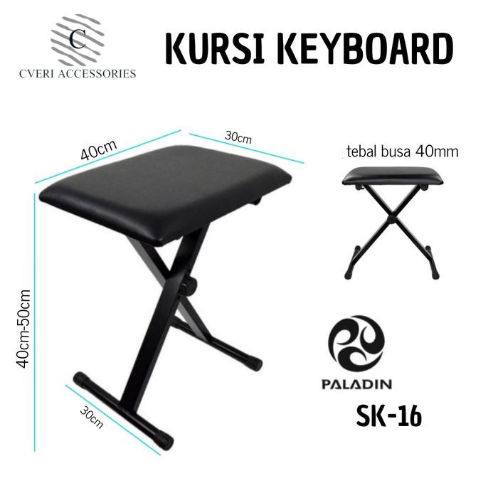 q1k9- Bangku Kursi Keyboard Import Paladin Sk16 Sk-16