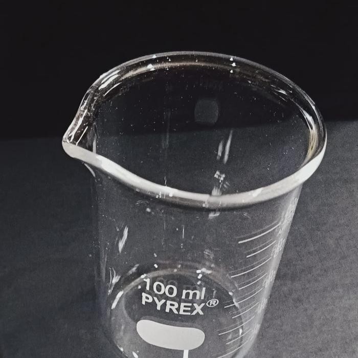 AtK34- Beaker 100Ml Pyrex Beaker Glass 100Ml Pyrex Gelas Piala Cap Pyrex