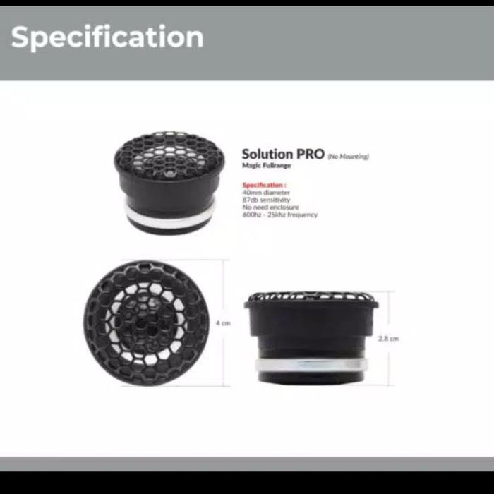 Tweeter Fullrange Cello 1.5Inch Solution Pro