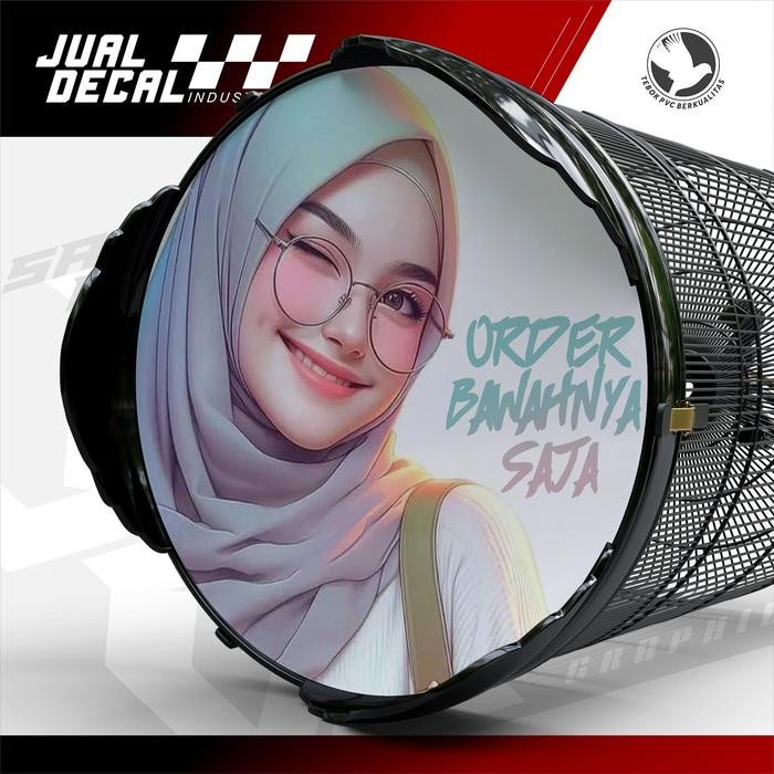 SIAPKIRIM sus Order Stiker BAWAH Tebok Sangkar MURAI KACER ANIS Custom Decal Tebok Kandang Burung