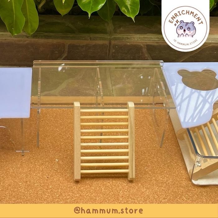 TUNNEL HAMSTER AKRILIK TEROWONGAN HAMSTER UNDERGROUND PLATFORM AKRILIK HAMSTER