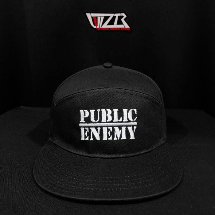 Topi / Snapback Official PUBLIC ENEMY - LOGO Original