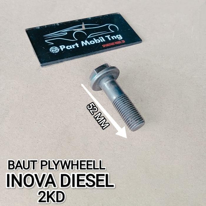 BAUT BOLT FLYWHEEL RODA GILA TOYOTA INNOVA INOVA DIESEL / FORTUNER DIESEL / HILUX 2KD HARGA PER PCS