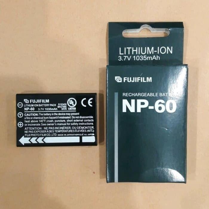 BATTERY FUJIFILM NP-60 NP60 RECHARGEABLE