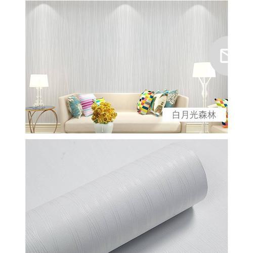 NEW Wallpaper Dinding Polos Embos Wave Kertas Pvc