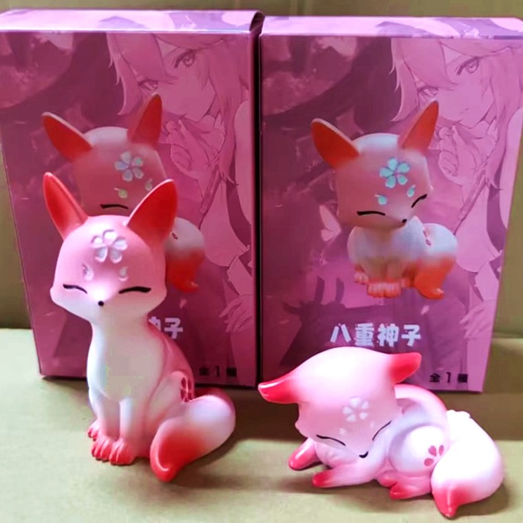 9cm Anime Genshin Impact Yae Miko Anime Figure Impact Yae Miko Fox Action Figure Collectible Model