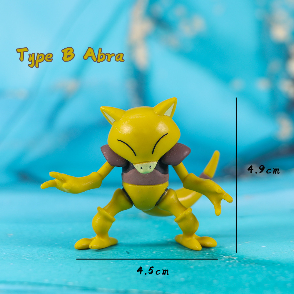 WCT Pokemon Abra Alakazam Figure Model Collection Toy For Fans Festival Gift Doll
