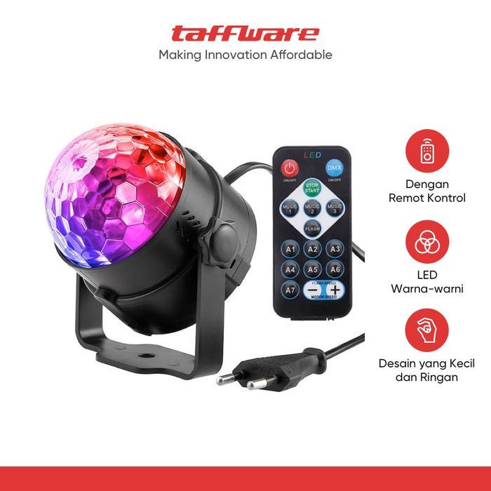 Proyektor LED Lampu Disco TaffLED w/ Remote Control EU Plug CYLVRG