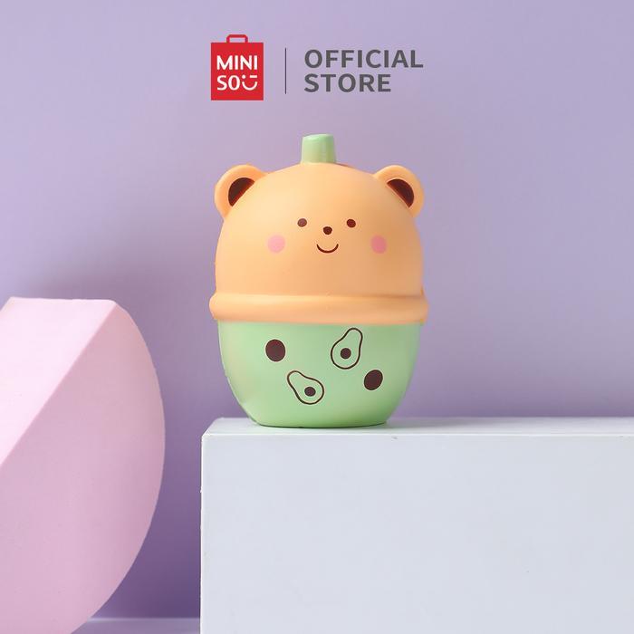Minis0 - MINISO Squishy Mainan Anak Mainan Slime Squishy Karakter Boba Kucing Kelinci Beruang Pop