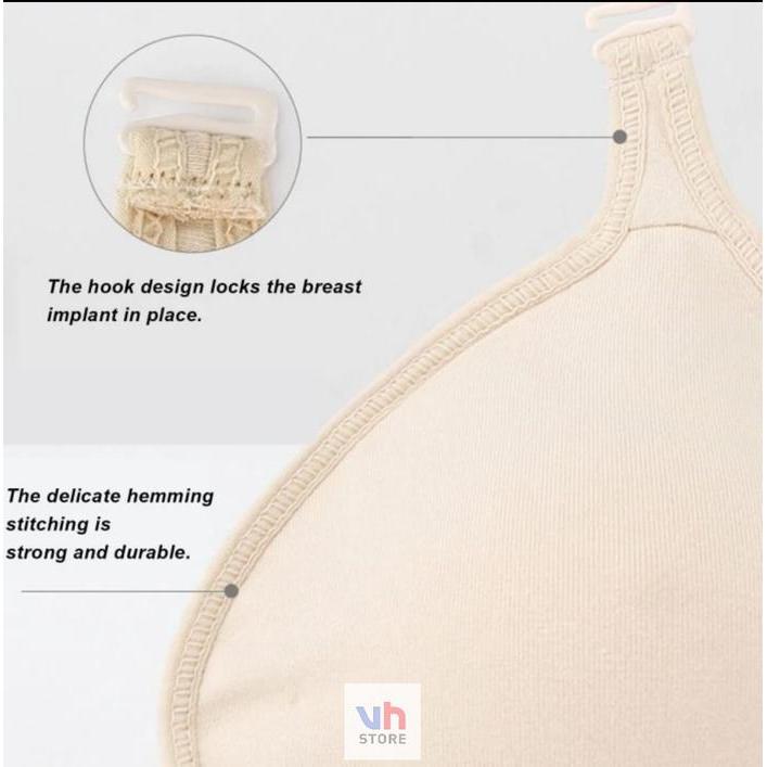 Kantong Pelindung Payudara Prosthesis/Cover Payudara Palsu Silikon