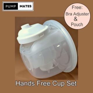 Pump Mates Handsfree Cup Set Double Pump - Collection Cup Handsfree Double Untuk Pompa Asi