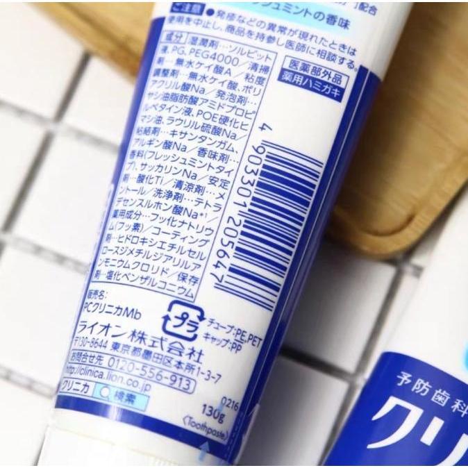 Lion Clinica Toothpaste 130Gr Pasta Gigi Jepang Original Best Seller