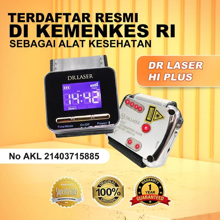 Aculaser Ultimate 14 Titik Mata Laser Merah Biru Kuning - Jam Tangan Kesehatan Terapi Laser Untuk Ke