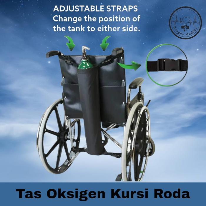 Tas Oksigen Kursi Roda Oxygen Bag Wheelchair Terbaru 