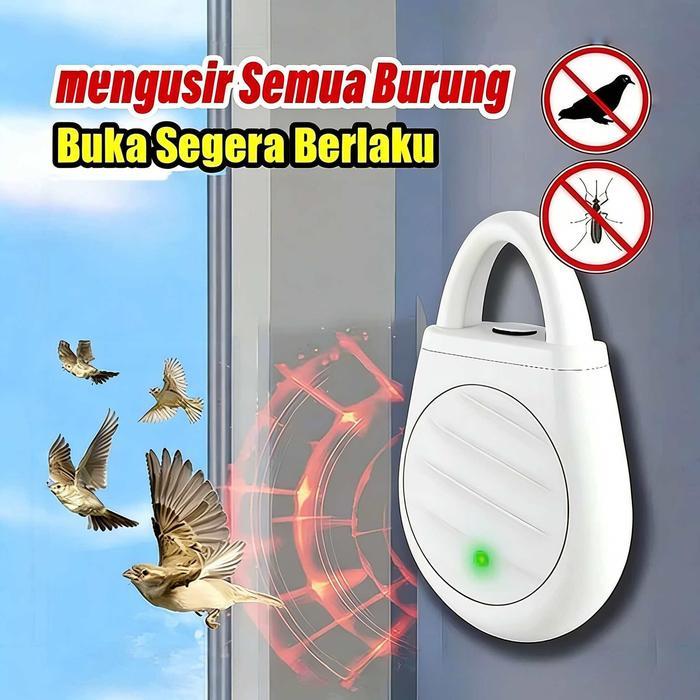 Alat Pengusir Burung & Kelelawar Sensor Ultrasonik / Pengusir Burung Ultrasonik Pengusir Burung