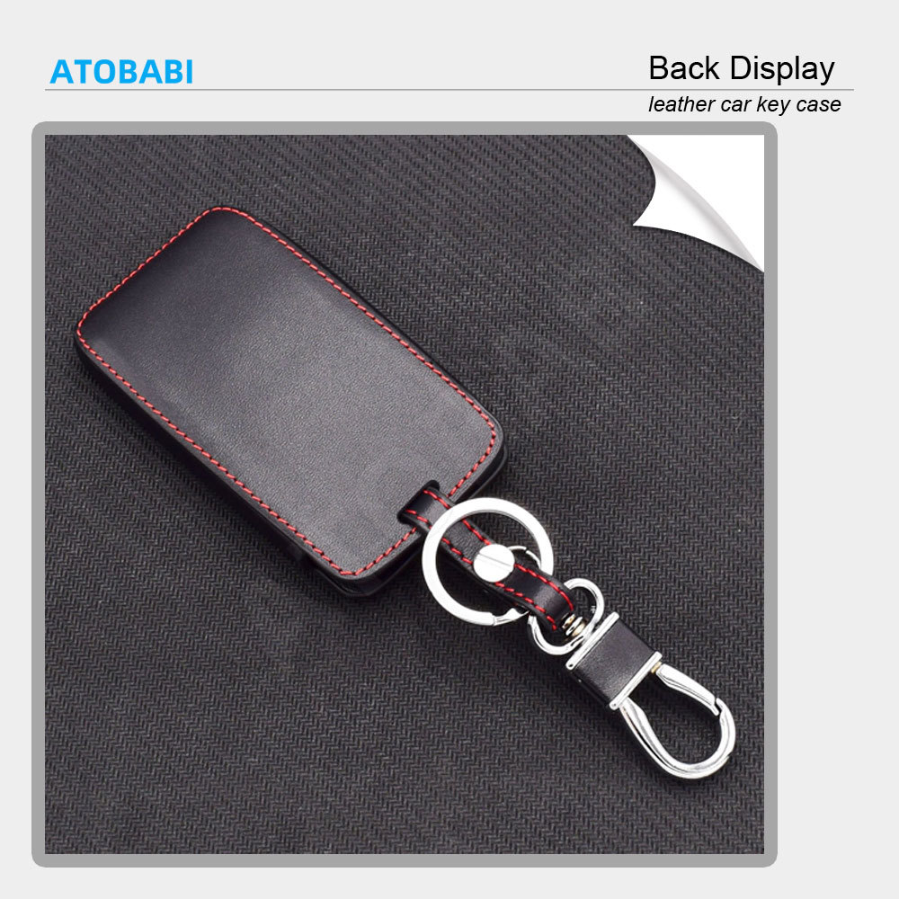 Leather Car Key Cover Bag For Renault Captur Koleos Kadjar Arkana Megane Clio Dacia Duster Sandero