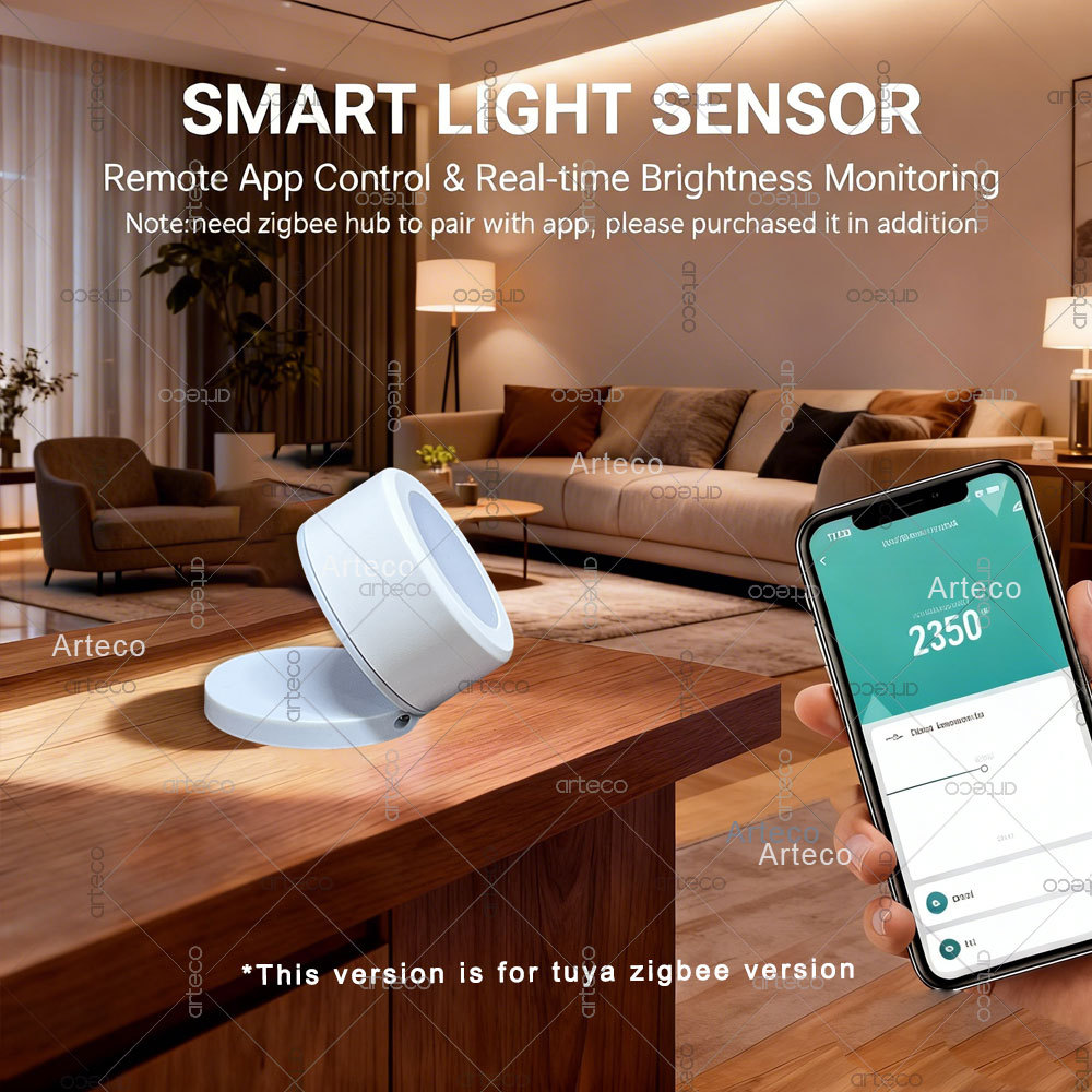 Mini ZigBee Light Lux Sensor Zigbee Luminance Sensor Illuminance Brightness Detector,For Home
