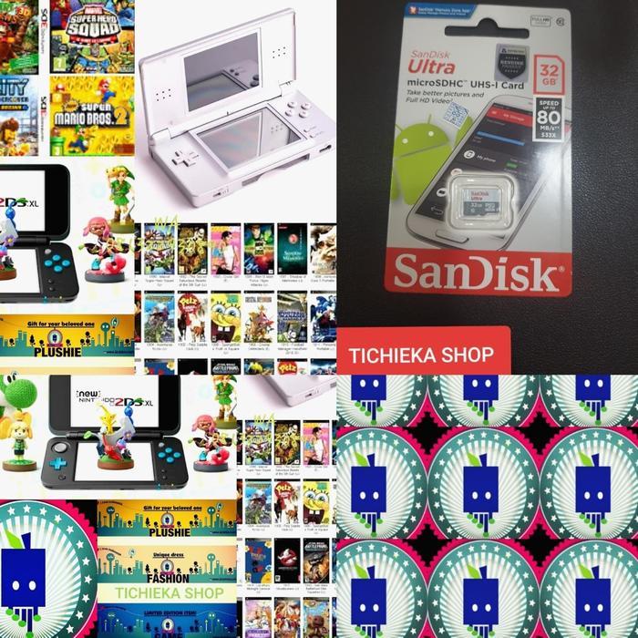 Memory Nintendo Ds 3Ds 16 Gb + Full Games(Only Memory) Terbaru