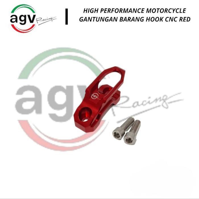 Gantungan Barang Stang Hook Agv Motor Holder Hanger Cnc Pcx Adv Type45 Variasi Motor Asli Grosir