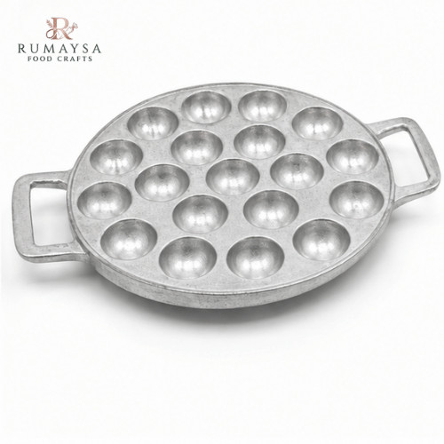 Cetakan Povercis Aluminium Cetakan Kue Tradisional Bulat / Segi Untuk Kue Lumpur & Pukis Mini