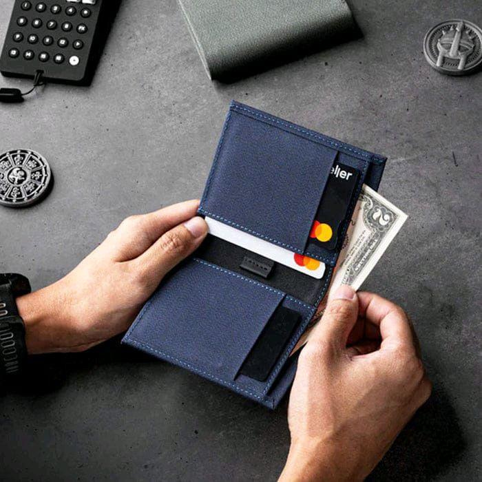 Dompet Pria Alpaka Ark Bifold Wallet RFID - Blue Axoflux