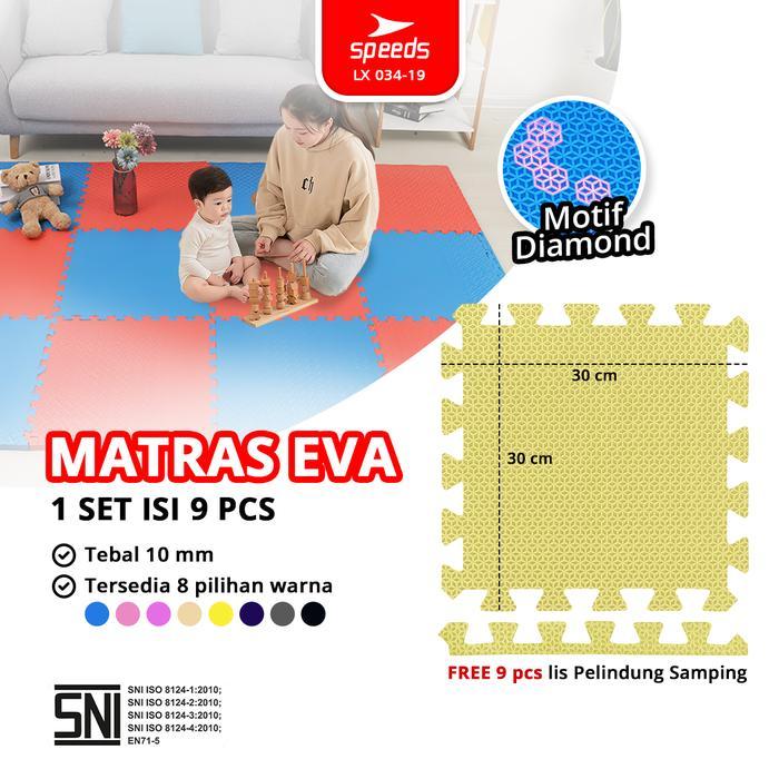 SPEEDS Evamat Matras Puzzle Karpet Portable Matras Eva Tikar Alas Lantai Potong Puzzle Tikar Playmat