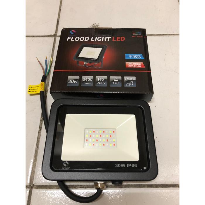SKYLITE FLOOD LIGHT KAP SOROT LAMPU TEMBAK 30 WATT RGB