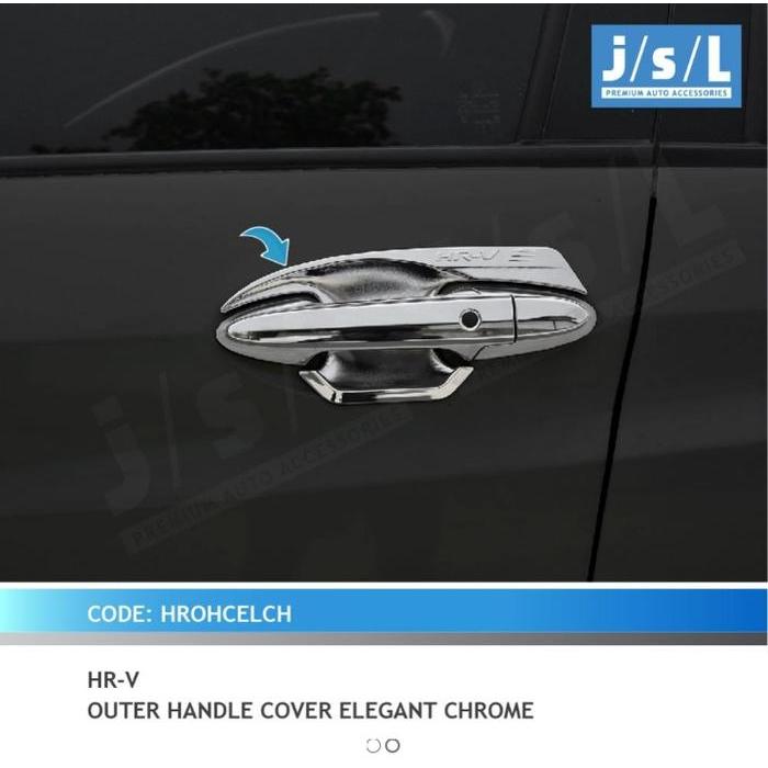 Honda Hrv Outer Handle Cover Elegant Chrome Aksesoris Jsl