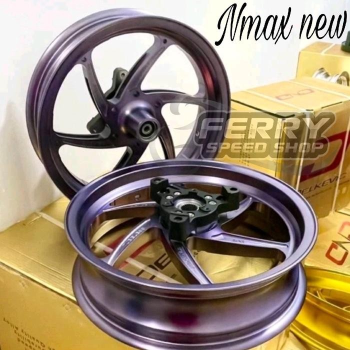 Velg Racing Delkevic M-OZ Nmax new Double Disc / Pelek Racing Delkevic Nmax new Ukuran 300/400 -13