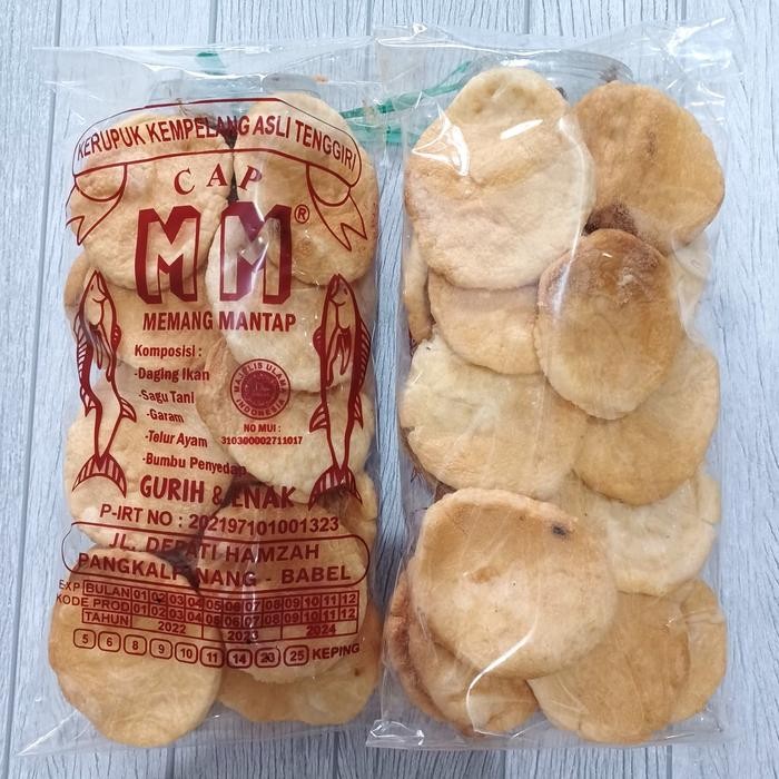 

SIAPKIRIM Kerupuk Kemplang Panggang MM Bulat Besar READY STOCK