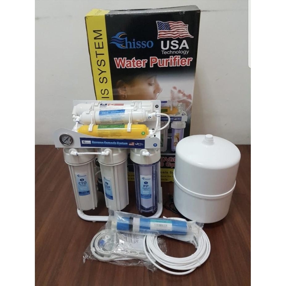 Paket mesin RO - Water Purifier Cisso 100 Gpd/ filter air minum