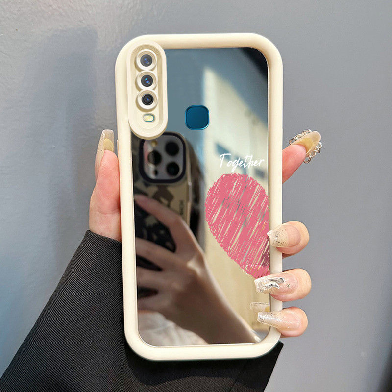 Casing Hp VIVO Y17 Y15 Y12 Y12i Y3 Y3s 2020 Case Casing HP Softcase Silikon Graffiti Love Heart Core