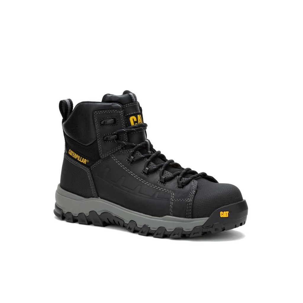 NEW PRODUK SEPATU SAFETY CATERPILLAR THRESHOLD + ZIP WP CT AUS BLACK AYO TUMBAS 45