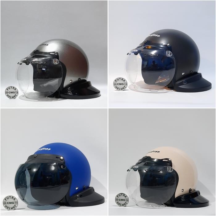 Helm Cargloss Kaca Cembung