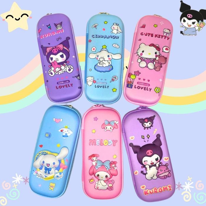 

Kotak Pensil Anak Karakter Gambar Timbul Emboss 3D Lucu