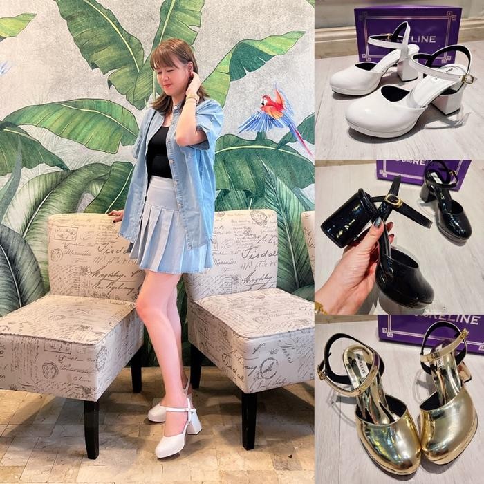 Adorableprojects- Ks.3207 Heels Pantofel 7Cm Wanita