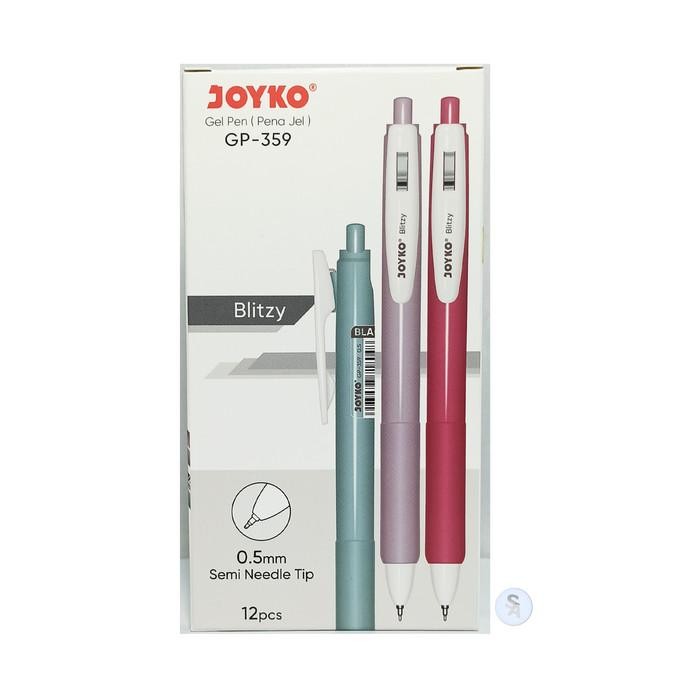 

NEW PRODUK GEL PEN PULPEN PENA JOYKO GP-359 BLITZY GEL 0.5 MM WARUNG ARA67