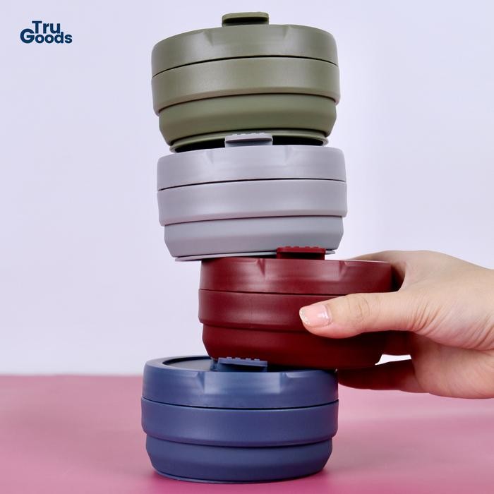 FOLDABLE CUP FOLDABLE BOTTLE TRU GOODS BUNDLE - 2 PCS