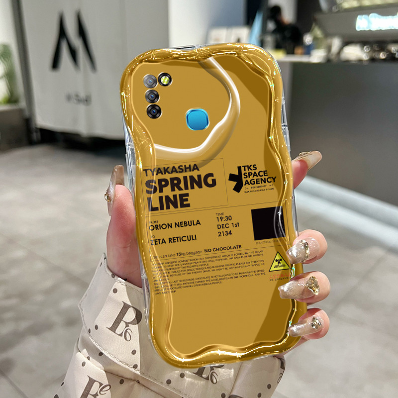 Casing Hp Untuk Infinix Smart 5 Smart 6 Ram 3 Case Casing Kepala kartun kode batang pole Kasing HP K